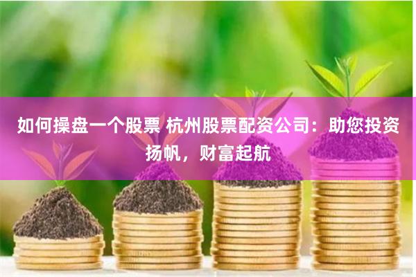 如何操盘一个股票 杭州股票配资公司：助您投资扬帆，财富起航